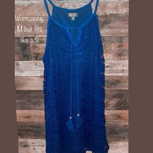 Blue Casual Dress